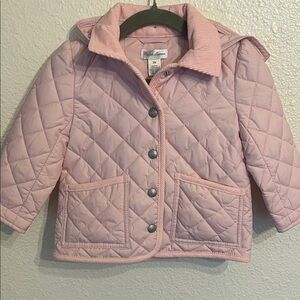 NWT - Ralph Lauren Pink Quilted Hooded Kids Jacket
